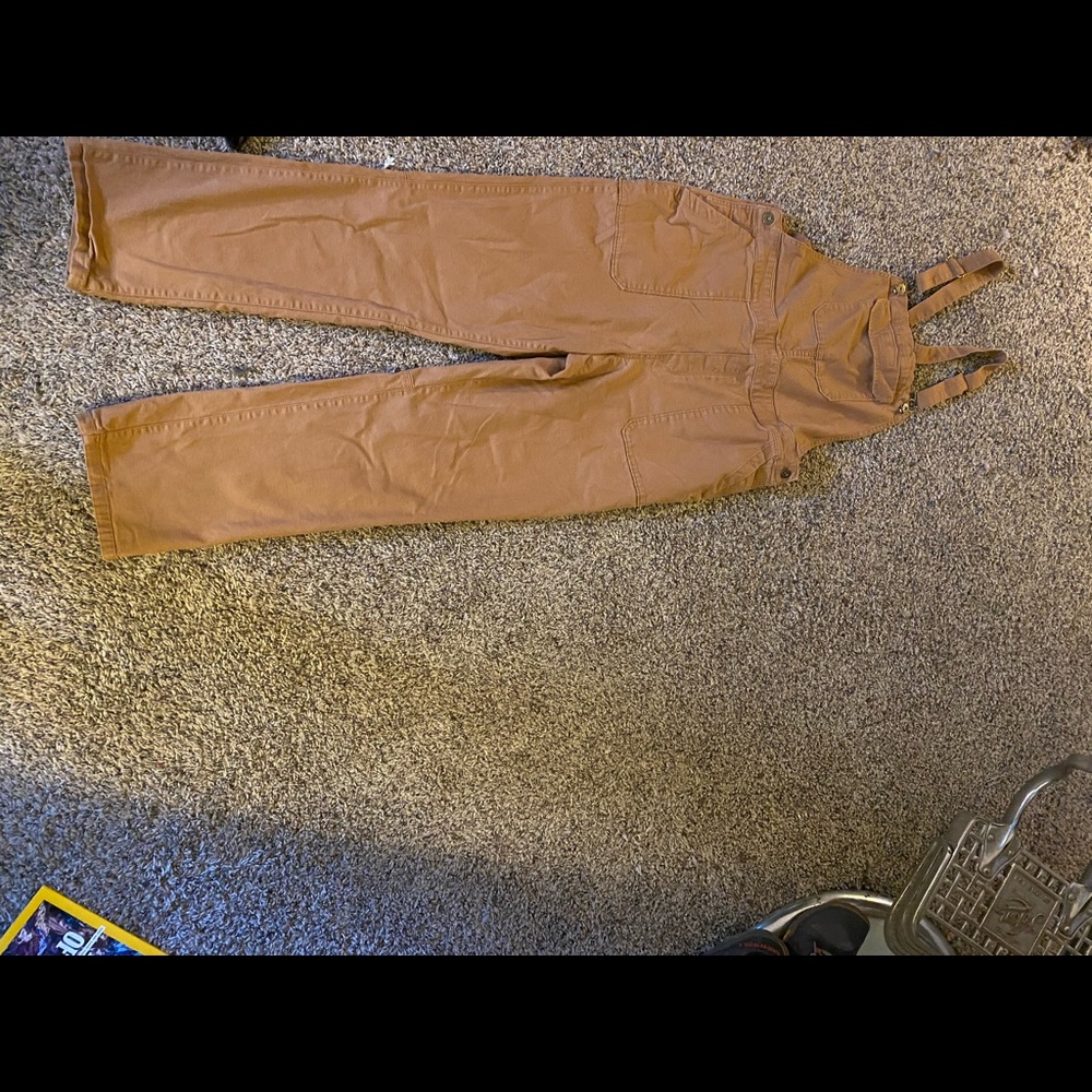 Woman’s north face overalls (stretchy)